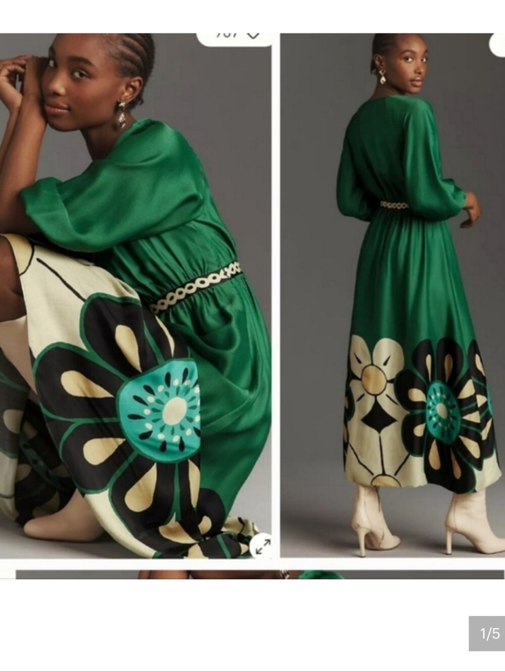 Farm Rio Long Sleeve Maxidress